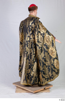  Photos Medieval Monk in gold habit 1 16th century Historical Clothing Monk a poses cloak whole body 0005.jpg